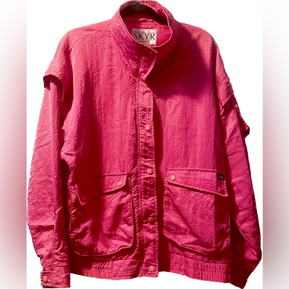 SKYR vintage 80’s utility windbreaker oversized bomber jacket